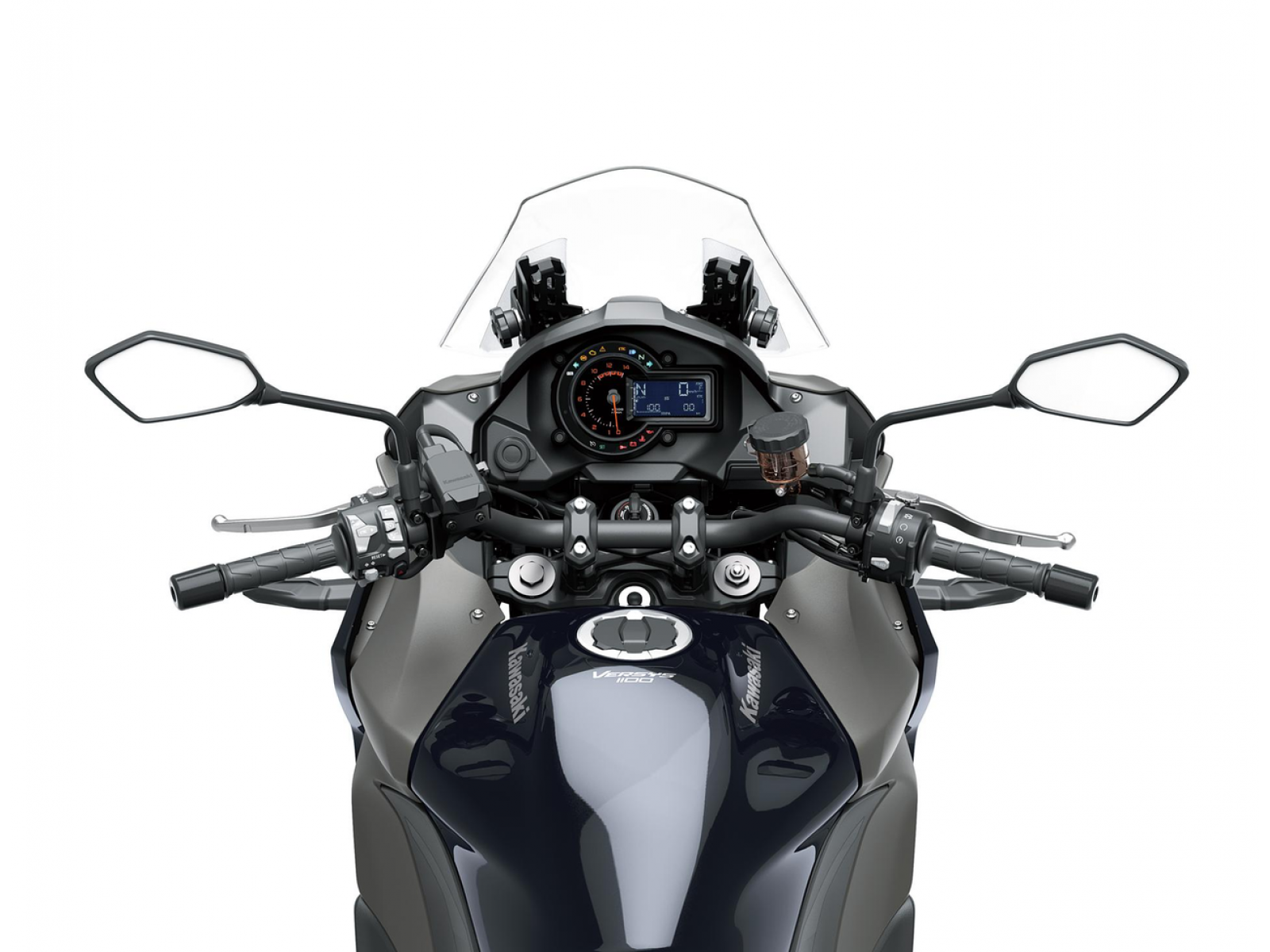 Мотоцикл KAWASAKI Versys 1100 (Metallic Matte Graphenesteel Gray / Metallic Diablo Black) 2025